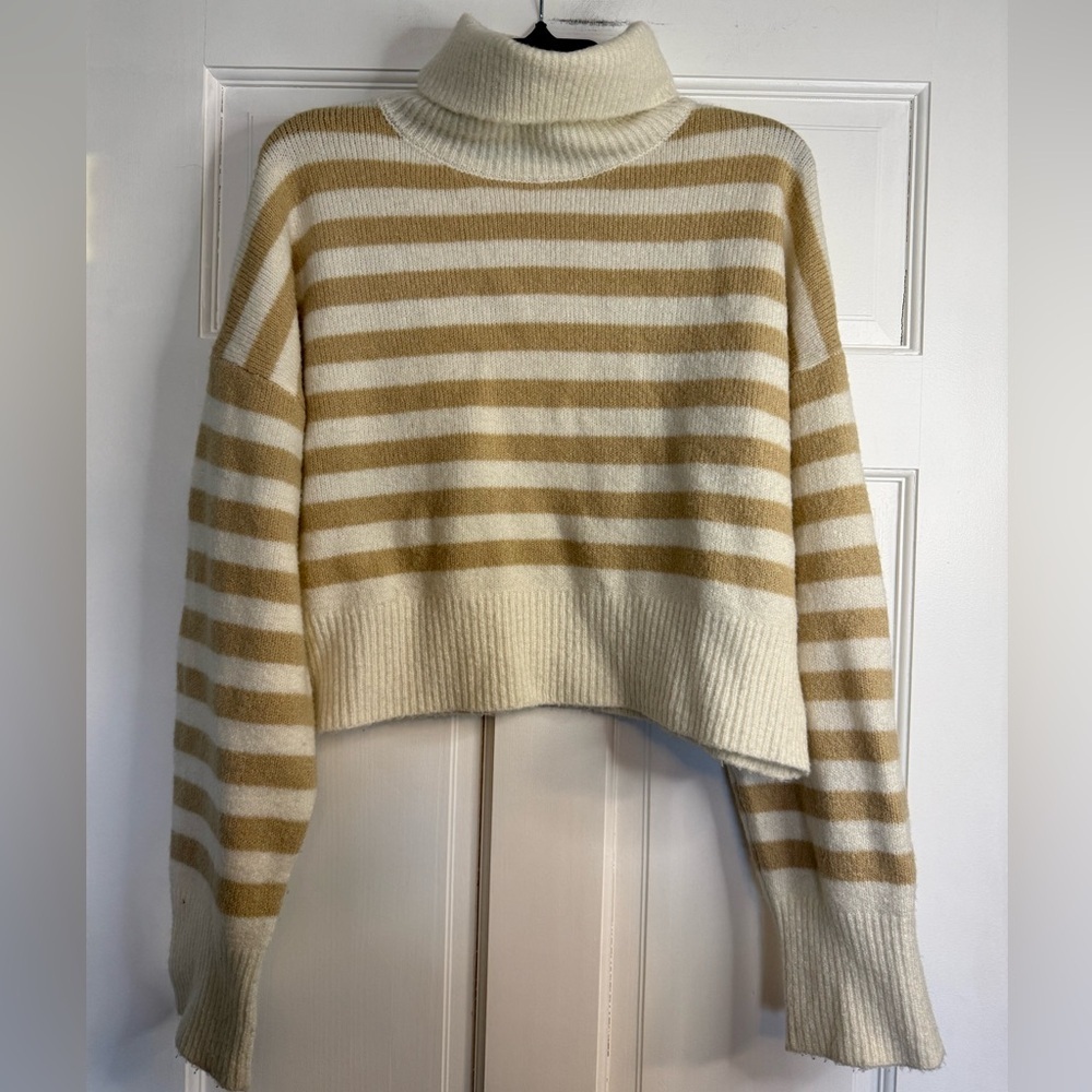 Mod on Trend Crop Turtle Neck Sweater